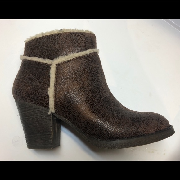 Born In California ankle boots with faux fur - Picture 2 of 5